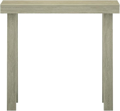 Plank+Beam Solid Wood Console Table, 36 Inch, Sofa Table, Narrow Entryway Table for Hallway, Behind The Couch, Living Room, Foyer, Easy Assembly, Seashell