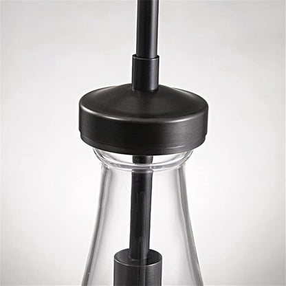 Raindrop Pendant Lights, Bronze Modern Pendant Lights for Kitchen Island with Rod, Penadant Light Fixtures, Chandelier for Living Room Hallway,Bedroom Pendant Light, Bulb Included