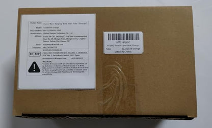 Orange Wall Sculptures, Hand Vases Home Decor, Wall Mount Art Sculpture, Unique Wall Art Statue, Funky Flower Vase Decorations, Modern Eclectic Hanging Decor,Glass Test Tube Vase (Orange)