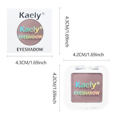 evpct Mauve Taupe Matte Single Eye Shadow Palette Makeup for Older Women, Plum Lavender Purple Natural Cream Eyeshadow Palette for Green Eyes, High Pigment Mini Monochrome Eyeshadow Sombra Para Ojos