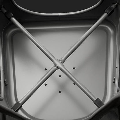 Amazon Basics Metal Dining Chairs, 4 Count, Dark Grey, 20.1 x 17.1 x 33.5 inches