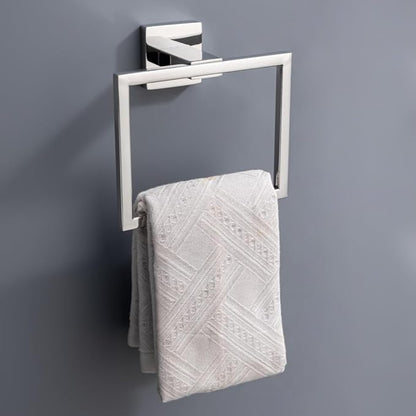 10-Piece Bathroom Hardware Set - Chrome Finish SUS304 Stainless Steel Wall-Mounted Towel Bar, Holder & Racks, 23.6 Inch