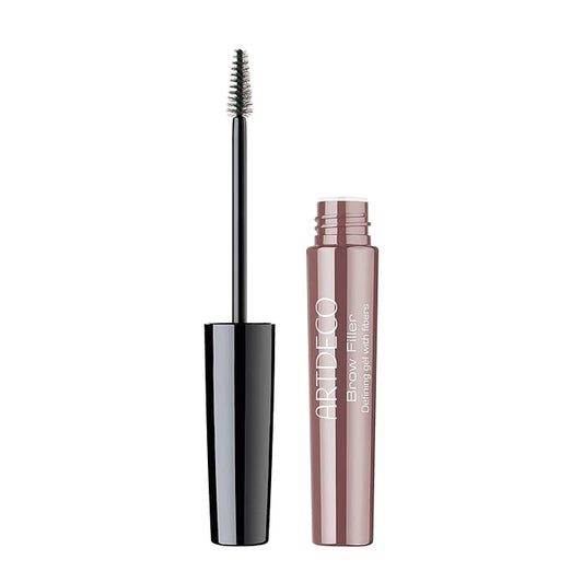 ARTDECO Brow Filler - Light Brown N??02 - Make Brows Fuller & Thicker - Tinted Gel Shapes, Defines Brows & Fixes Them in Place - Mini Brush for Easy Application - Eyebrow Gel - Eye Makeup - 0.24 Fl Oz