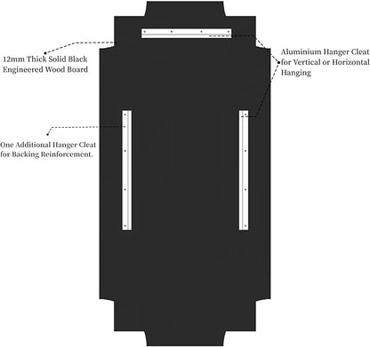 Kelly Miller Large Gold Full Length Mirror for Wall, 60"x30" Full Body Mirror Beveled Scalloped Modern Elegant Home Decor for Bedroom Living Room Bathroom Dressing Room Entryway Hallway