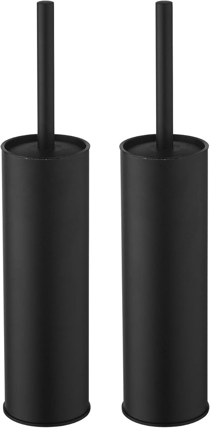 Toilet Brush and Holder,Stainless Steel Toilet Brushes for Bathroom with Holder 2pack