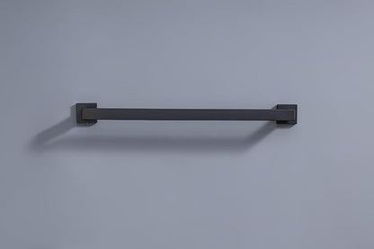 10-Piece Bathroom Hardware Set - Matte Black SUS304 Stainless Steel Wall-Mounted Towel Bar, Holder & Racks, 23.6 Inch