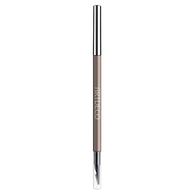 ARTDECO Ultra Fine Brow Liner - Soft Driftwood - Thin Twist-Out Tip Creates Ultra-Fine Lines - Integrated Grooming Brush - Smudge-Proof & Waterproof - Eyebrow Pencil - Eye Makeup - Vegan - 0.03 Oz