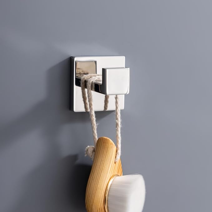 10-Piece Bathroom Hardware Set - Chrome Finish SUS304 Stainless Steel Wall-Mounted Towel Bar, Holder & Racks, 23.6 Inch