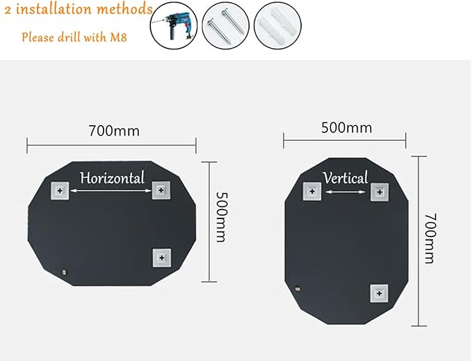 Single Beveled Edge Frameless Wall Mount Bathroom Vanity Mirror, 30” X 40”