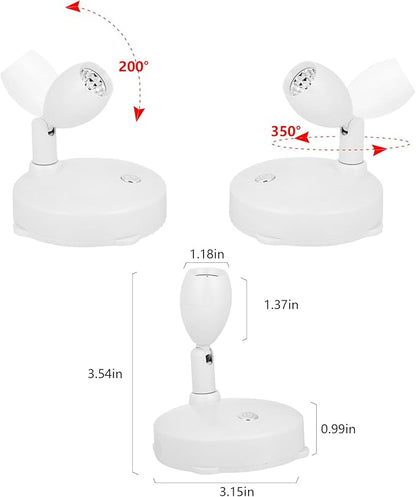 Cordless Spotlight Battery Operated, RGB Indoor Plant Light, Dimmable Accent Uplight with Remote, Color Changing Display Lighting for Picture Tree Photo Dartboard Painting Art