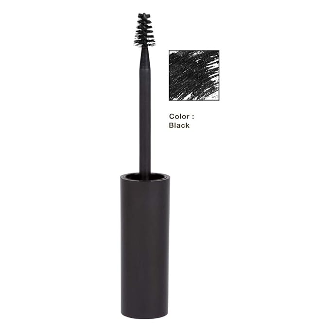 Elizabeth Mott Eyebrow Gel - Queen of the Fill Tinted Brow Filler, Volumizer & Setter - Defines, Shapes & Covers Grays - Water-Resistant, Long-Lasting, Smudge-Proof - Cruelty-Free, Black Shade, 4g