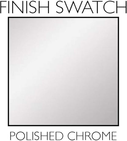 Design House Millbridge Towel Ring, Concealed Screws, Standard Wall Mount, Easy Installation, Polished Chrome, 6 in, 5.91 in L x 6.44 in W x 1.65 in H, Item 533091