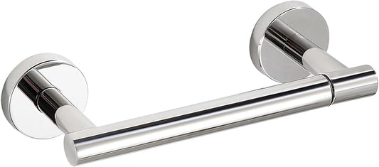 BVL Toilet Paper Holder Polished Chrome Wall Mount Stainless Steel 304 Large Mega Roll