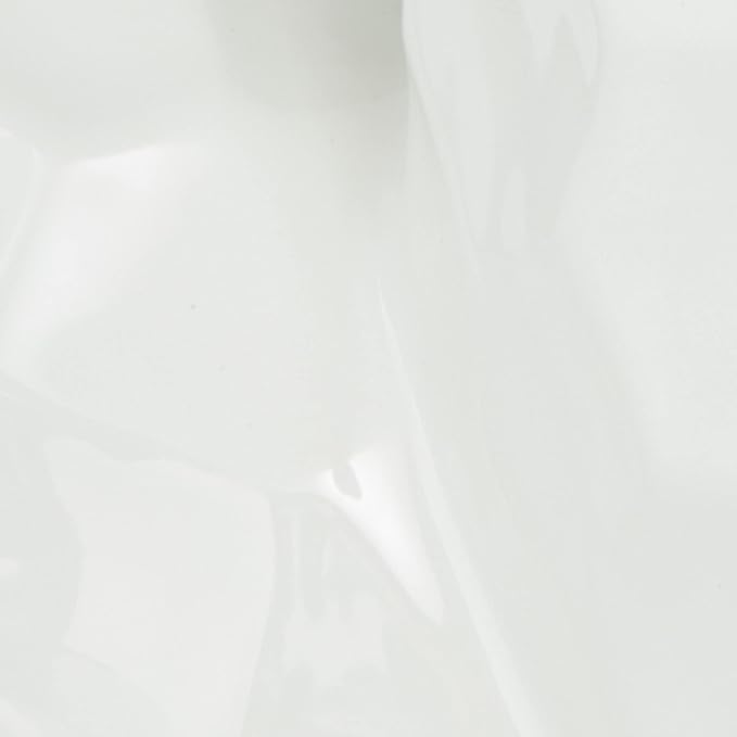 Deco 79 Porcelain Ceramic Heart Decorative Sculpture Dimensional Angled Origami Inspired Home Decor Statue, Accent Figurine 12" x 6" x 11", White