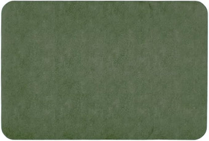 Bathroom Mat Quick Dry, Bathroom Rugs Non Slip Washable Thin Absorbent Bath Mat Fits Under Door Bathroom Floor Mat Perfect for Bath, Shower, or Sink 24"x36" Sage Green