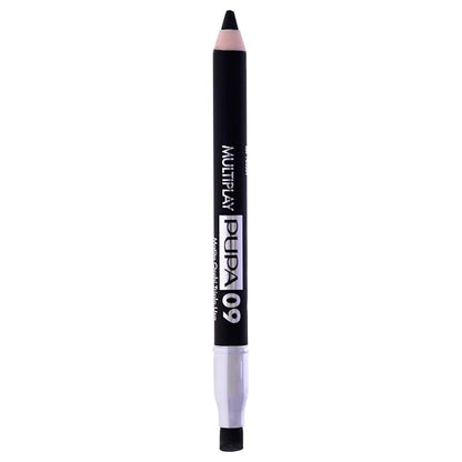 Pupa Milano Multiplay Eye Pencil - Creamy, Blendable Eyeliner With Smudge Tip - Create Long Wearing, Glamorous Intensity - Smooth And Lasting Color Liner For Waterline Or Lid - 09 Black - 0.03 Oz