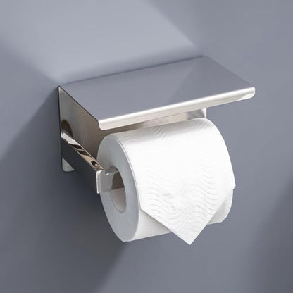 10-Piece Bathroom Hardware Set - Chrome Finish SUS304 Stainless Steel Wall-Mounted Towel Bar, Holder & Racks, 23.6 Inch