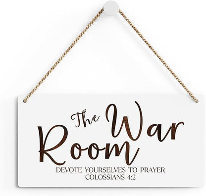 Rustic War Room Decor Christian Decor Bible Verse Wood Decor Sign Regalos Cristianos Para Mujer Scripture Printed Wood Sign Wall Art Religious Gifts Faith Based Gifts