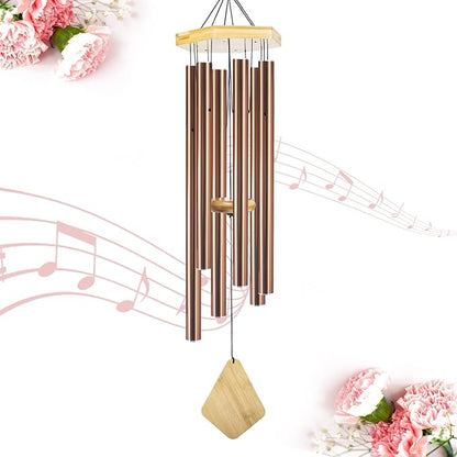 Wind Chimes Outdoor Large Deep Tone, 36 Inches WindChimes Outdoor Memorial Wind Chime for Mom/Housewarming/Christmas, Windchime for Outside Garden, Patio, Home Decor
