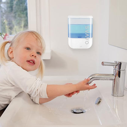 SVAVO 34oz / 1000ml Automatic Soap Dispenser Hand Sanitizer Dispenser Wall Mount, Touchless Electric Sensor Pump Battery Operated for Offices Home Kitchen Bathroom Hotel Restaurant Commercial