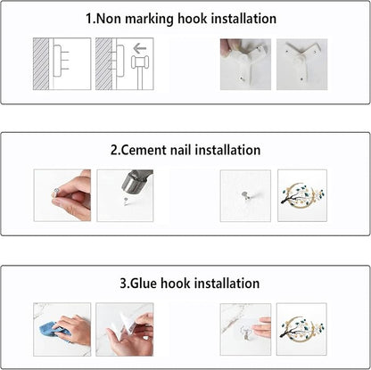 Umbifa Ginkgo Leaf Metal Art Decor 52.7 in * 32.7in 3D Metal Wall Sculpture for Living Room Porch Room Bedroom Modern Art Decor