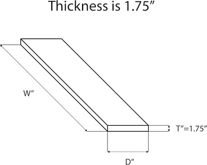 Rustic Shelves with J-Brackets Set of 2, Industrial Shelf, Kitchen Shelves, Solid Wood, Decorative Wall Storage, Heavy Duty, URBANDI (Brown, 36Wx12D)