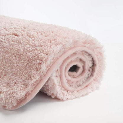 Suchtale Large Bathroom Rug Extra Soft and Absorbent Shaggy Bathroom Mat (24 x 60, Dusty Pink) Machine Washable Microfiber Bath Mat for Bathroom, Non Slip Bath Mat, Bathroom Floor Mats Rubber Back