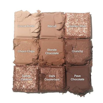 dasique Shadow Palette #11 Chocolate Fudge l Cruelty-Free l 9 Blendable Shades in Smooth Matte and Shimmer Finishes with Gorgeous Pearls