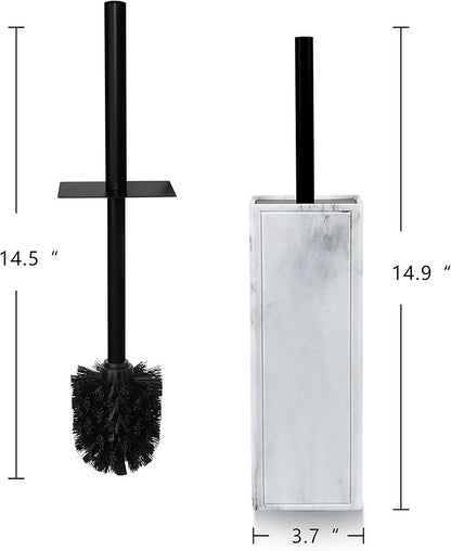 Toilet Brush and Holder Set for Bathroom, Stylish and Durable Cleaning Tool with Modern Design, Compact for Efficient Cleaning