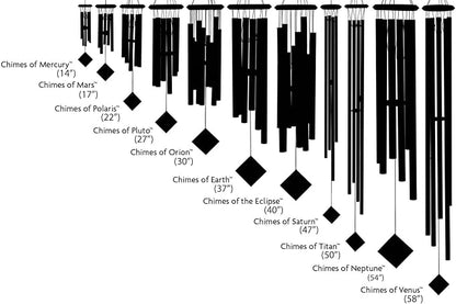 Woodstock Chimes Neptune Wind Chime for Outside 54" Large Verdigis, Deep Tone Sound for Outdoor Garden, Patio, Porch Decor, Encore Collection DCV54