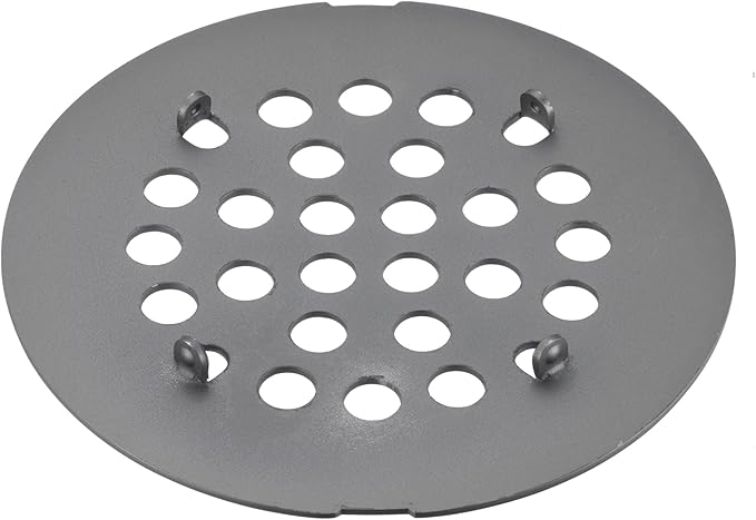 rrajj 4-1/4 (4.25) Inch(108mm) Round Snap-in Shower Floor Drain Cover Replacement Cover (Antique Brass)