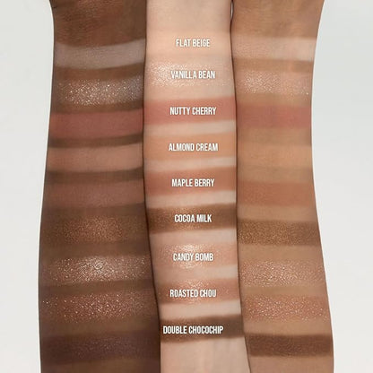 dasique Shadow Palette #01 Sugar Brownie I Cruelty-Free I 9 Blendable Shades in Smooth Matte and Shimmer Finishes with Gorgeous Pearls