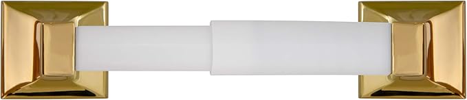 Design House 533299 Millbridge Classic Toilet Paper Holder for Bathroom Polished Brass