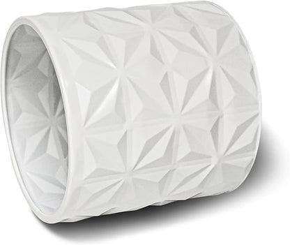 ARNIS Modern Planter Pots, Set of 2 Large Planters with Stand, Decorative Planters, Metal Pots with Drainage Holes for Living Room, Office, Garden or Balcony, 8.25 &10.5 Inch, Matte White