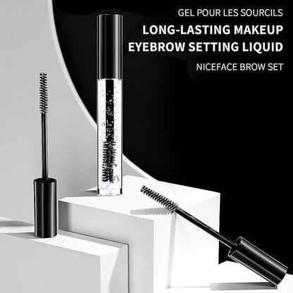 DAGEDA Clear Eyebrow Setting Gel, 2 Pack Brow Fix Gel, Waterproof And Sweat-Proof Eyebrow Repair Liquid Brows Styling Beauty Salon Home Use Makeup, 1.81oz