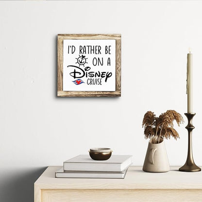 Rustic Wood Sign, Wooden Plaques Table Decor, Farmhouse Home Decorative, Inspired Decor for Office Cubicle, Small Wooden Box Sign, Office Decoration Art