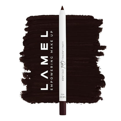 Brown Eyeliner, Ultra Long Lasting Gel Eyeliner Pencil, Waterproof Eye Liner, Smudge Proof, Creamy Eye Pencil, Sweat Proof Makeup, Highly-Pigmented (402 Shade)