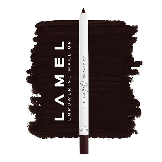 Brown Eyeliner, Ultra Long Lasting Gel Eyeliner Pencil, Waterproof Eye Liner, Smudge Proof, Creamy Eye Pencil, Sweat Proof Makeup, Highly-Pigmented (402 Shade)