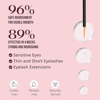 Unidollss Tubing Mascara Volume and Length Black and Lash Serum Set Lengthening Long Lasting All Day,Eyelash Growth Serum for Thicker,Longer Lash and Eyebrow,Tubing Mascara for 30+ Women,Gluten-free