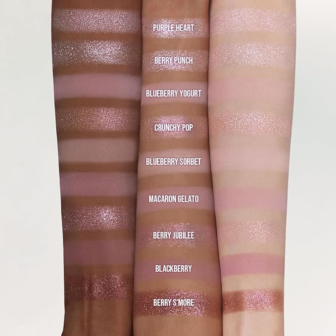 Dasique Shadow Palette Gift Set #20 Blueberry Sorbet 13g I FREE Comb Mirror Set | 9 Blendable Shades in Smooth Matte and Shimmer Finishes with Gorgeous Pearls | Eye Makeup Palette | K-beauty