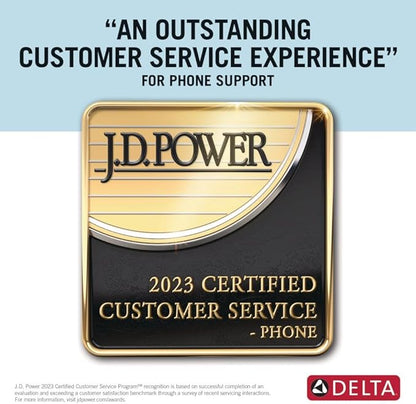 Delta Modern 14 Series Shower Faucet Set, Chrome Shower Head and Handle Set, Valve Trim Kit, Chrome T14267-PP (Valve Not Included)