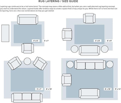 Nourison Positano Indoor-Outdoor Natural 9' x 12' Area Rug, Easy Cleaning, Non Shedding, Bed Room, Living Room, Dining Room, Backyard, Deck, Patio (9x12)