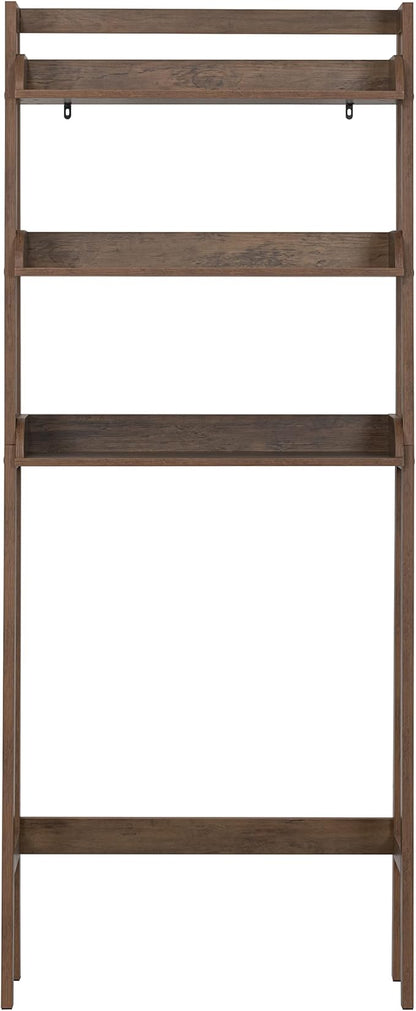 UTEX Over The Toilet Storage Shelf, 3-Tier Over Toilet Bathroom Organizer, Above Toilet Storage Rack (Wood Grain)