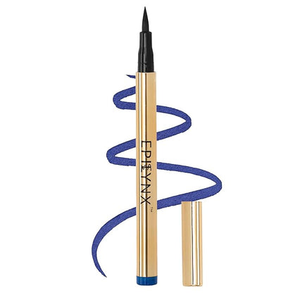 Waterproof Eyeliner - Smudge-Proof Liquid Eyeliner Pen with Precision Tip for Smooth, Long-Lasting Application - Vegan, Hypoallergenic & Gluten-Free Eye Liner - 2mL Blue
