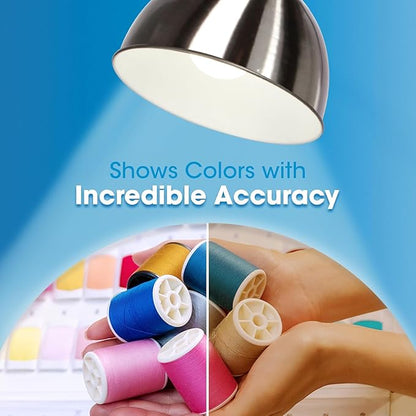 OttLite Covington Floor Lamp - Brushed Nickel, Adjustable Modern & Contemporary LED Light