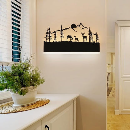 Wall Sconce LED Wall lamp (Sunset Deer)