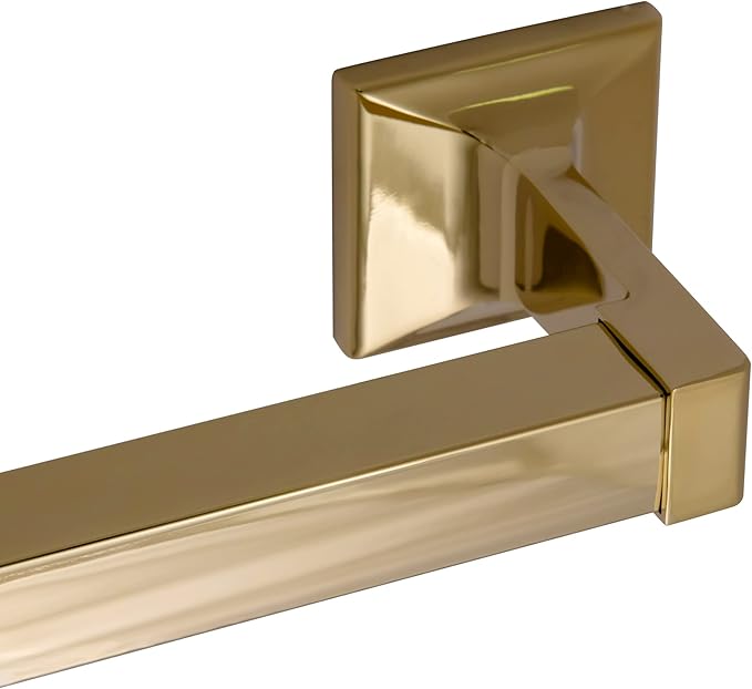 Design House 533273 Millbridge Classic 24-inch Towel Bar for Bathroom Bedroom Closet or Kitchen Polished Brass