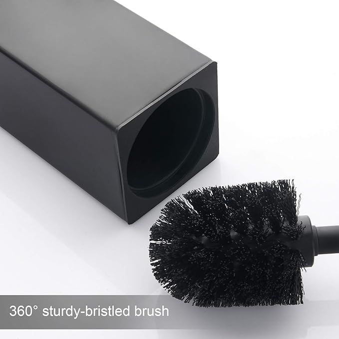 Stainless Steel Toilet Bowl Brush and Holder for Bathroom Storage Organization