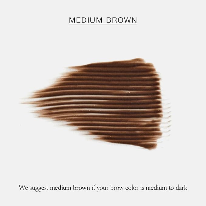 BOOM! by Cindy Joseph Cosmetics Boom Brow - Easy-to-Apply Lightweight Brow Mousse - Moisturizing, Subtle Definition, Volume, Shape & Color Enhancement (Medium Brown)