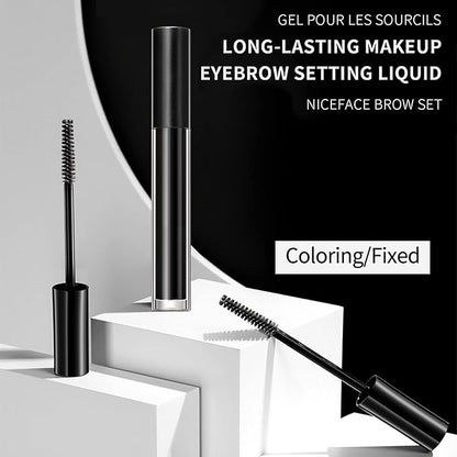 DAGEDA Black Eyebrow Setting Gel, 2 Pack Brow Fix Gel, Waterproof And Sweat-Proof Eyebrow Repair Liquid Brows Styling Beauty Salon Home Use Makeup, 1.81oz